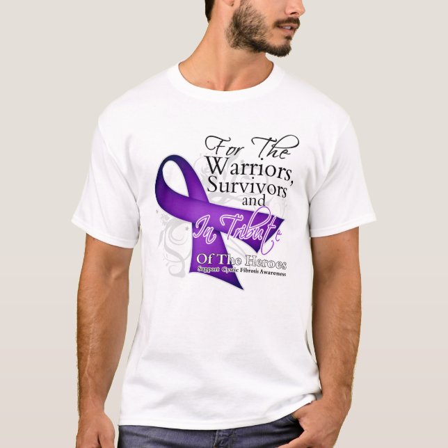 Tribute Cystic Fibrosis Awareness T-Shirt (Front)