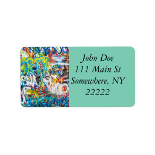 Tribute Graffiti Wall in Prague Label