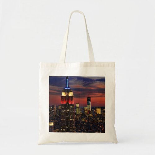 Tribute In Light Sept 11 World Trade Cntr ESB 2 Tote Bag