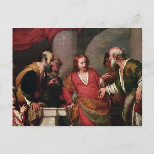 Tribute Money, c.1631 Postcard (Front)