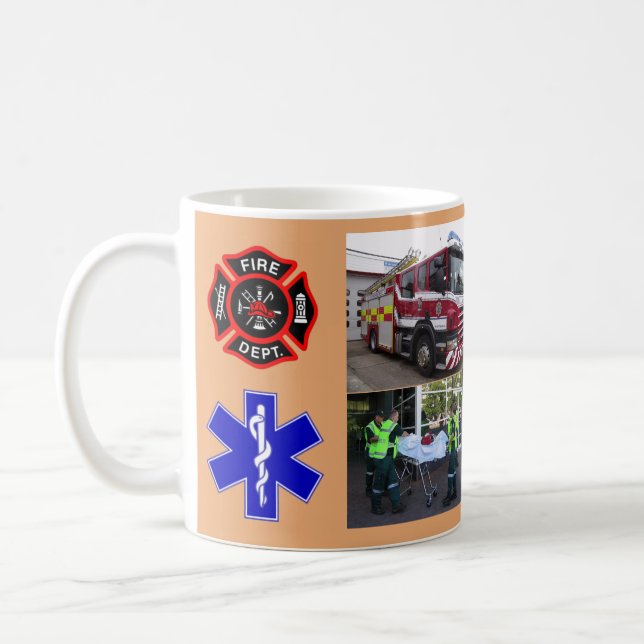 Tribute Mug - Firefighters & EMT's (Left)