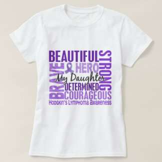 Tribute Square Daughter Hodgkins Lymphoma T-Shirt