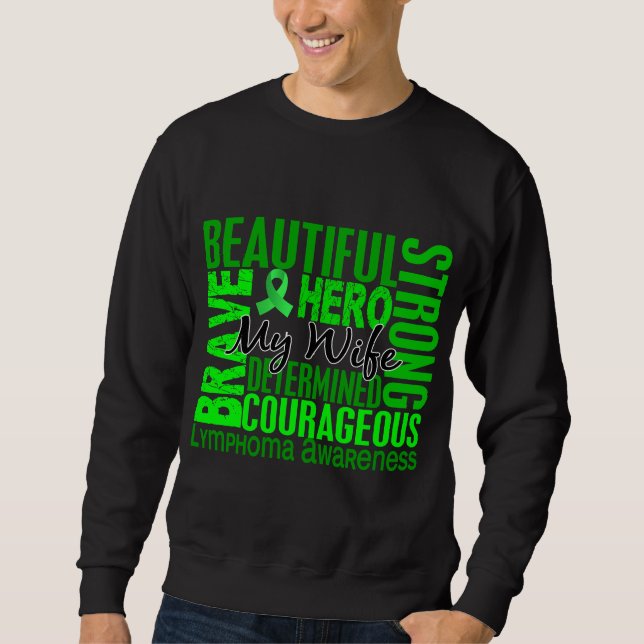 Tribute Square Wife Lymphoma Sweatshirt (Front)