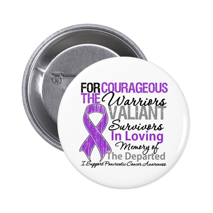 Tribute Support Pancreatic Cancer Awareness Pins