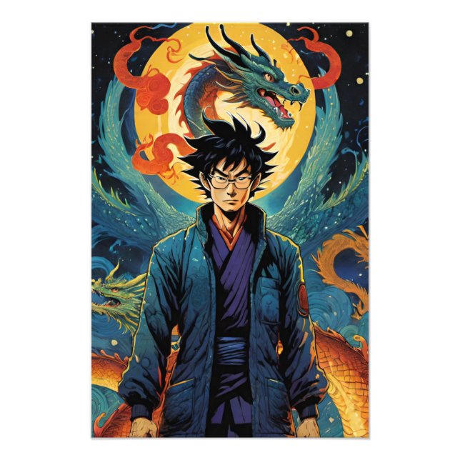 Tribute to Akira Toriyama Photo Print (Front)