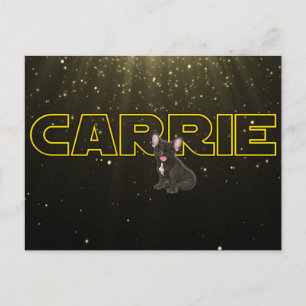 Tribute to Carrie Postcard