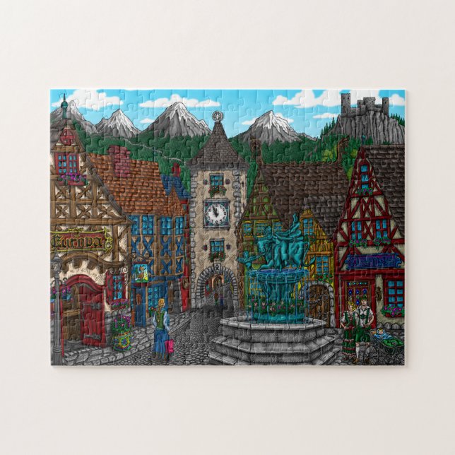 Tribute to Europa Jigsaw Puzzle (Horizontal)