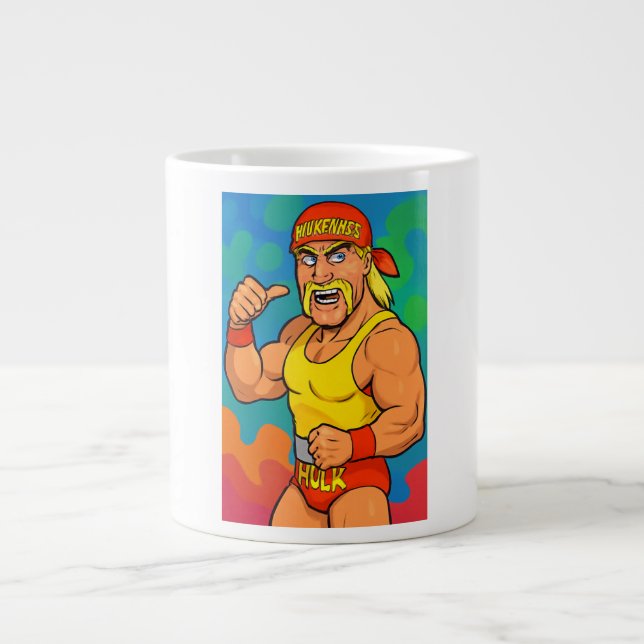 Tribute to Hulk Hogan Giant Coffee Mug (Front)