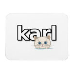 Tribute to Karl Lagerfeld Magnet