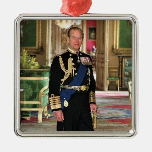 Tribute to Prince Philip 1921_2021 Metal Ornament