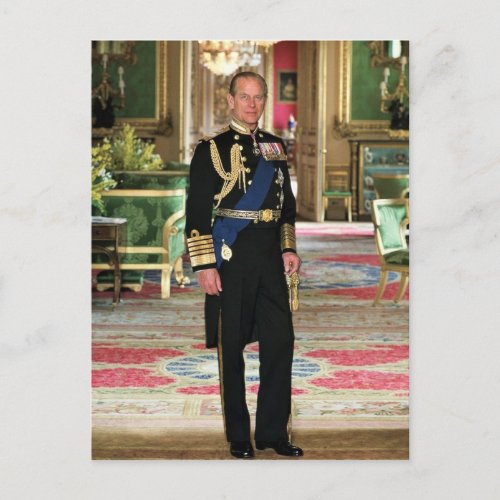 Tribute to Prince Philip 1921_2021 Postcard