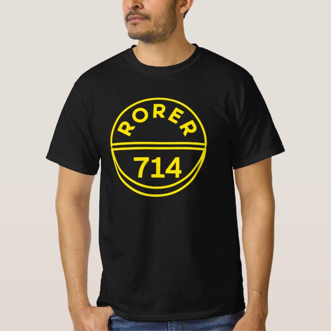 Tribute to Rorer 714: An Icon of Pop Culture T-Shirt (Front)