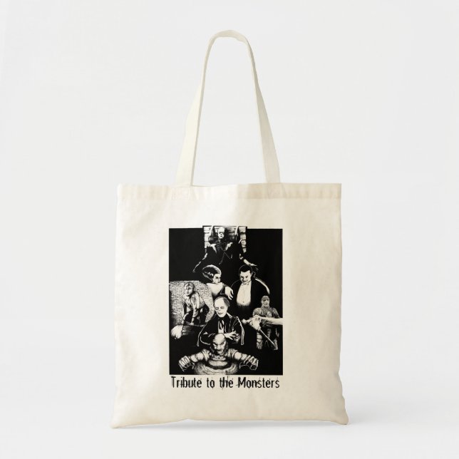 Tribute to the Monsters Tote Bag (Front)