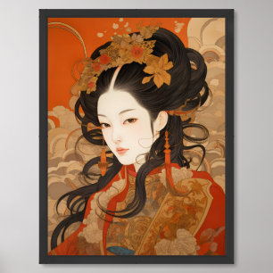 Tribute to Traditional Chinese Women Framed Art