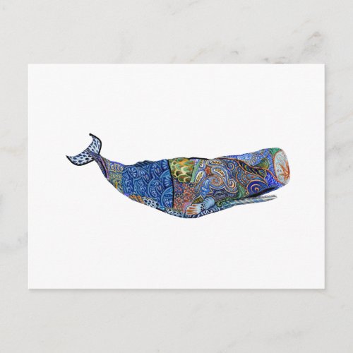 TRIBUTE TO WHALES POSTCARD