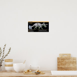 Triceratops - Biology Jurassic Poster