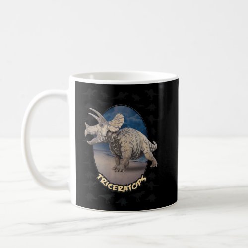 Triceratops Boys Graphic  Adult Triceratops Dinos Coffee Mug