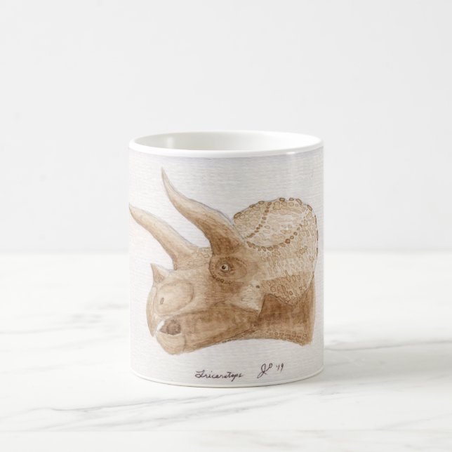 Triceratops Coffee Mug (Center)