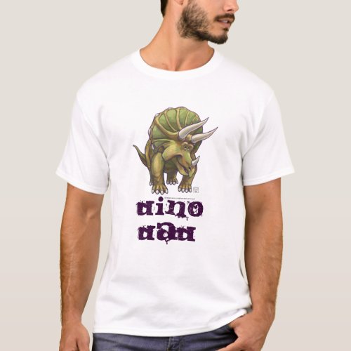 Triceratops Dino Dad T_Shirt