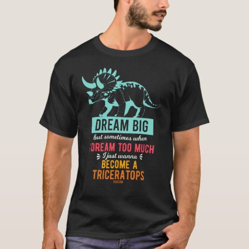 triceratops dinosaur T_Shirt