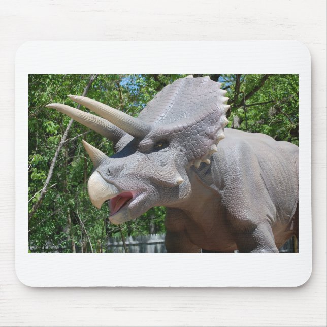 Triceratops/Dinosaurs Mouse Pad (Front)