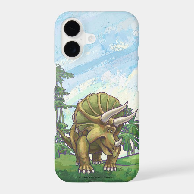 Triceratops Electronics Iphone Case (Back)
