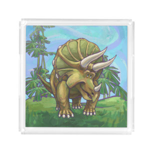 Triceratops Gifts & Accessories Acrylic Tray