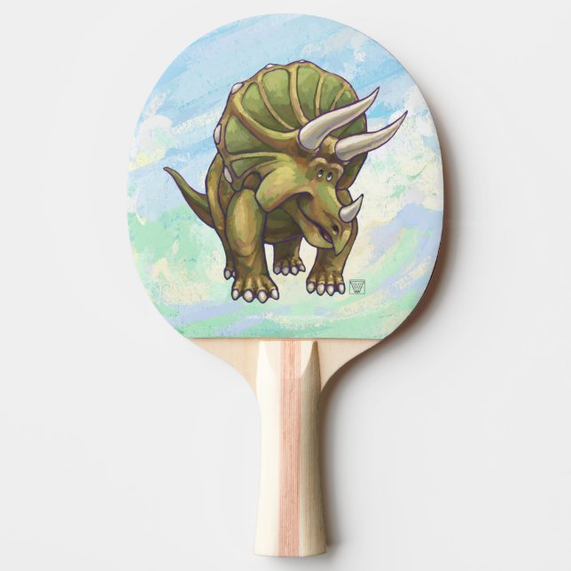 Triceratops Gifts & Accessories Ping-Pong Paddle (Front)