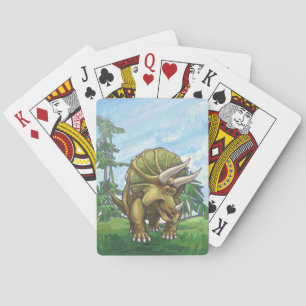 Triceratops Gifts & Accessories Poker Cards