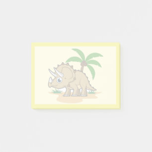 Triceratops In A Tropical Climate. Post-it Notes