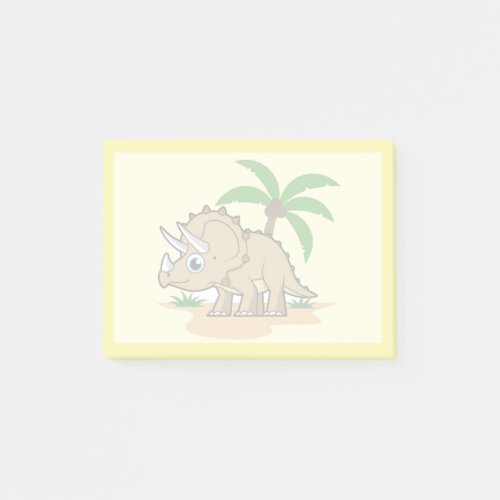 Triceratops In A Tropical Climate Post_it Notes