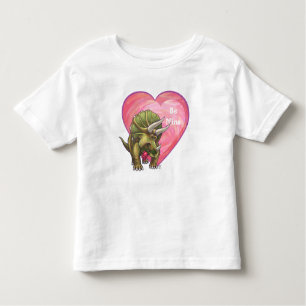 Triceratops In Love Valentine's Day Toddler T-shirt