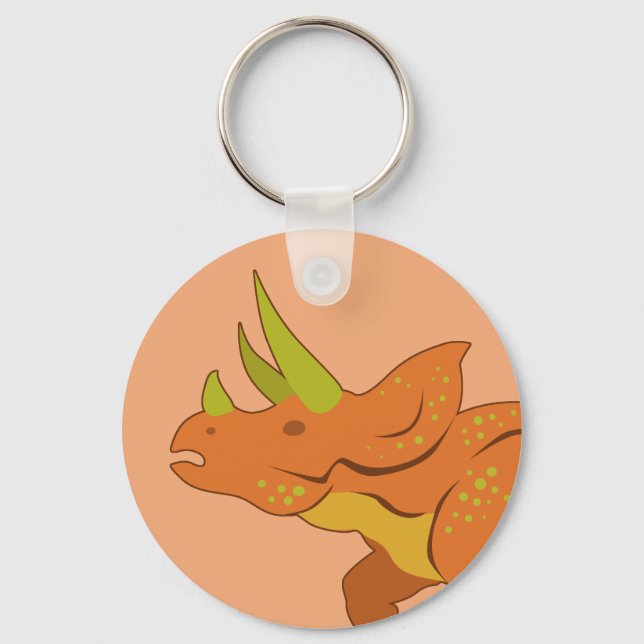 Triceratops Keychain (Front)