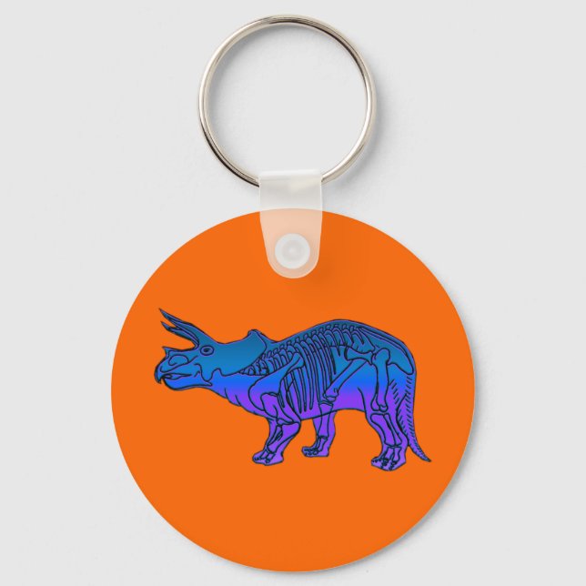 Triceratops Keychain (Front)