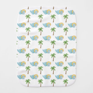 Triceratops Sanctuary Baby Burp Cloth