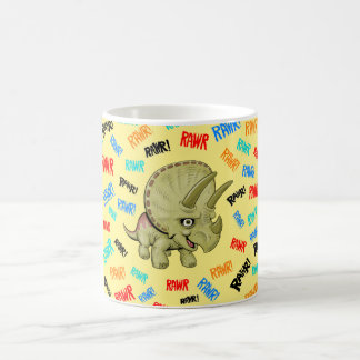 Triceratops says “Rawr!” Coffee Mug