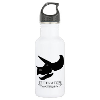 Triceratops Skull Stainless Steel Water Bottle