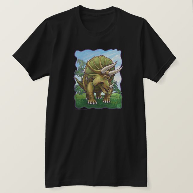 Triceratops T-Shirts (Design Front)