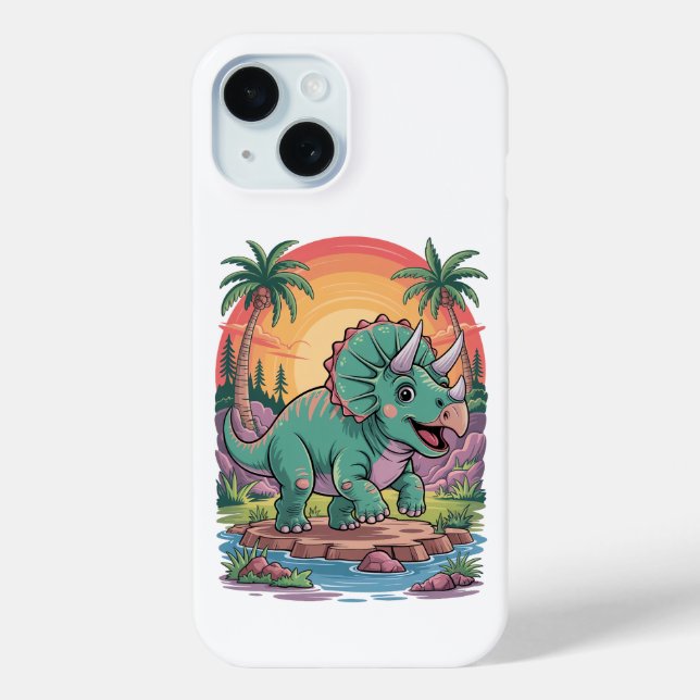 Triceratops triumph Case-Mate iPhone case (Back)