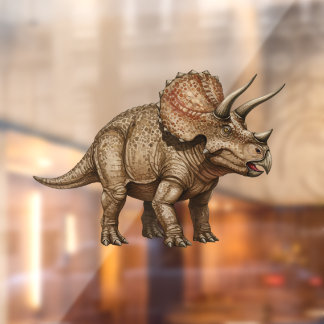 Triceratops  window cling