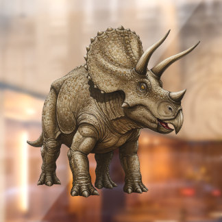 Triceratops  window cling