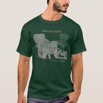 Triceratops Your Inner Dinosaur Shirt Greg Paul 2 by Eonepoch at Zazzle