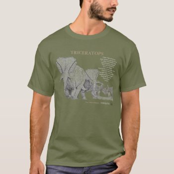 Triceratops Your Inner Dinosaur Shirt Gregory Paul by Eonepoch at Zazzle