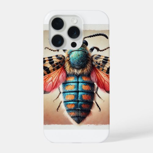 Trichodes dorsal view 050724IREF120 _ Watercolor iPhone 15 Pro Case