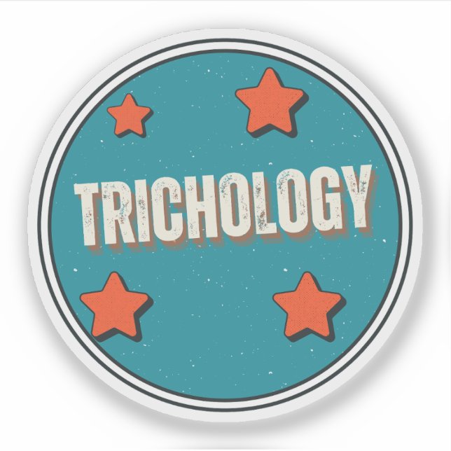 Trichology Sticker (Front)