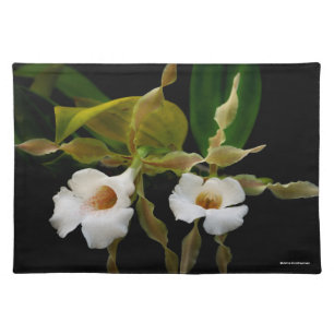 Trichopilia Tortilis Cloth Placemat