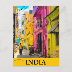 Trichur Kerala India Postcard