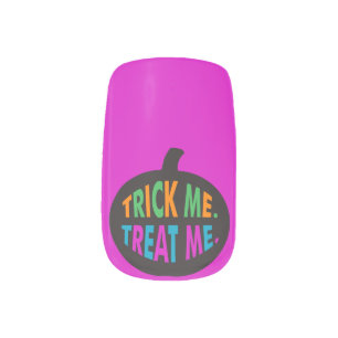 Trick Me Treat Me, Halloween Multi-Color Minx Nail Art
