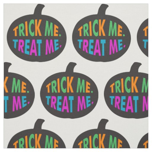 Trick Me Treat Me Multi-Color Fabric