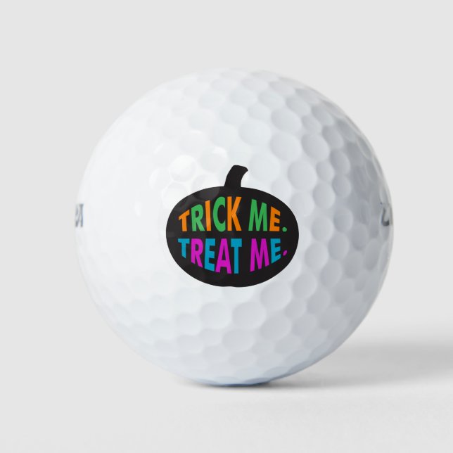Trick Me Treat Me Multi-Color Golf Balls (Front)